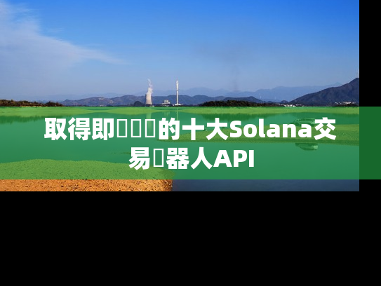 取得即時數據的十大Solana交易機器人API